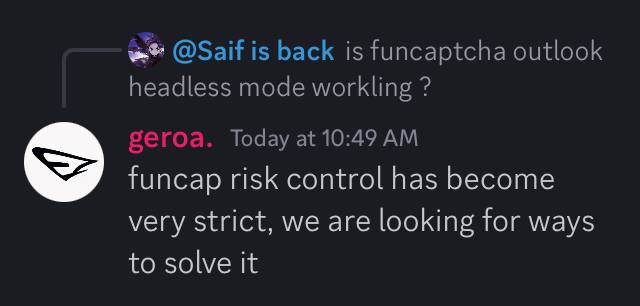 Official statement from EzCaptcha regarding invalid FunCAPTCHA tokens