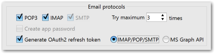 Selecting a scope when generating an OAuth refresh token