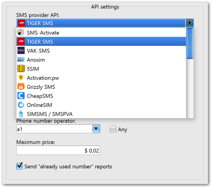 Your own API in the list of phone verification providers APIs